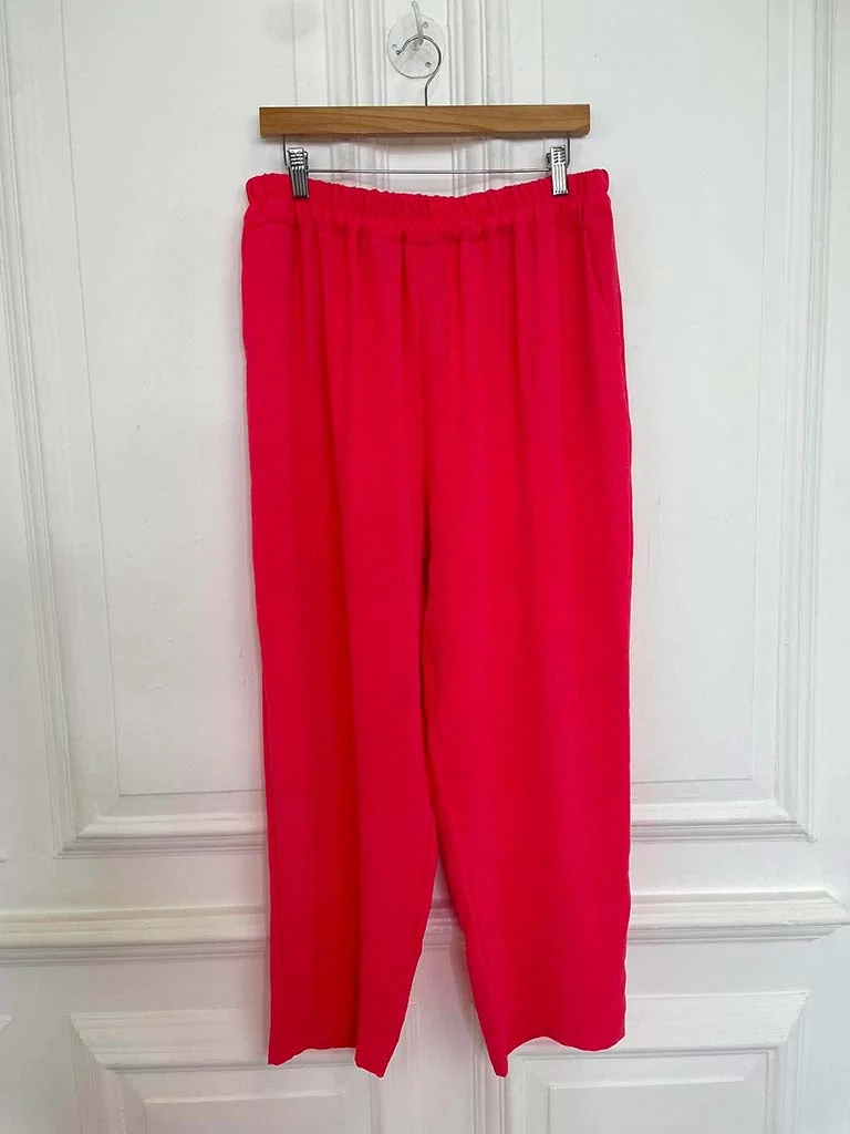 Asymmetric Flower Co-ord - Island Pink - Image 4
