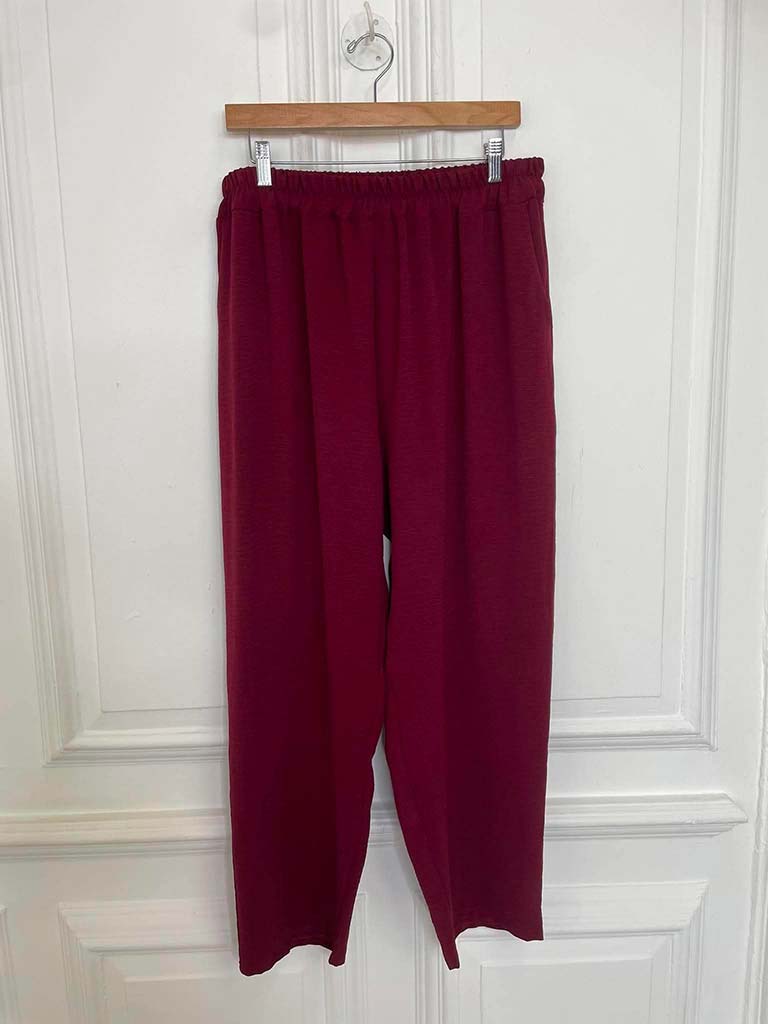 Asymmetric Flower Co-ord - Plum - Image 4