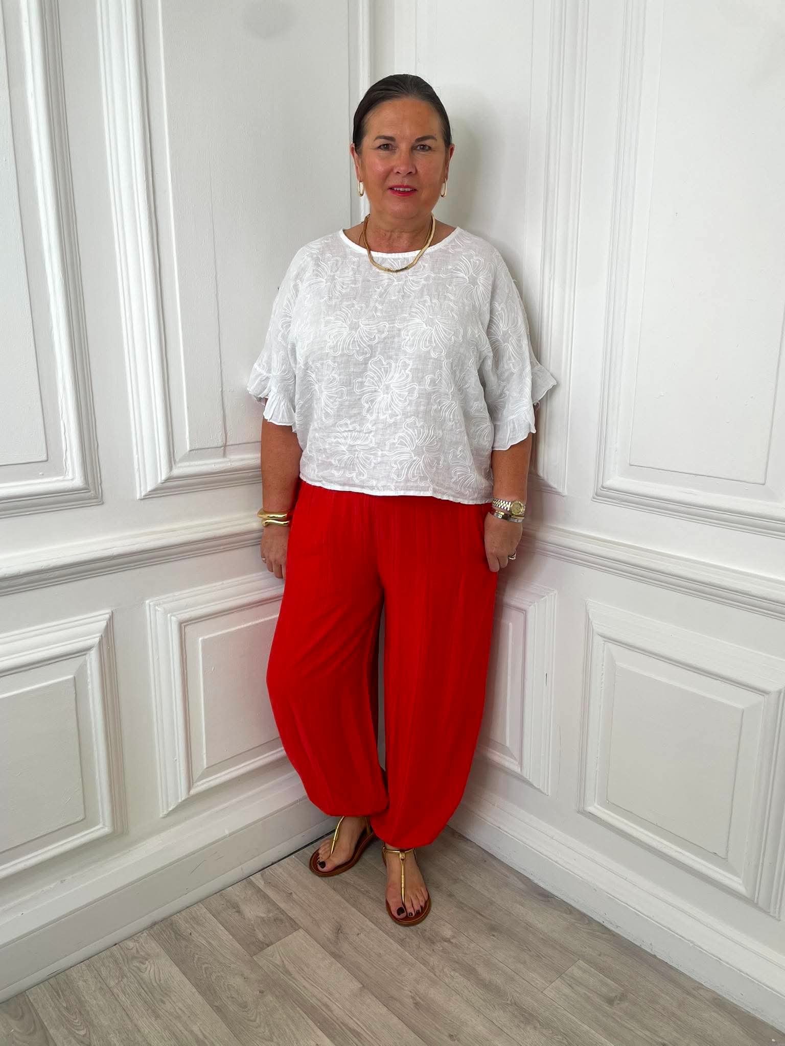 Balloon Pants - Cherry - Image 5