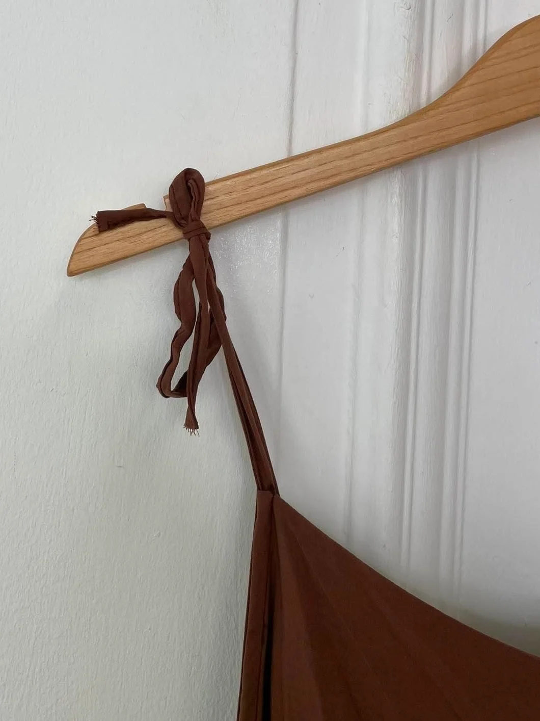 Boho Tie Maxi Dress - Toffee - Image 4