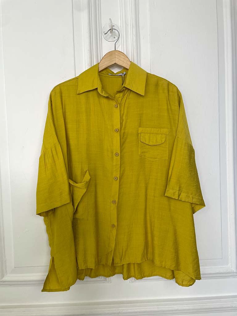 Boxy Pocket Shirt - Citrus - Image 4