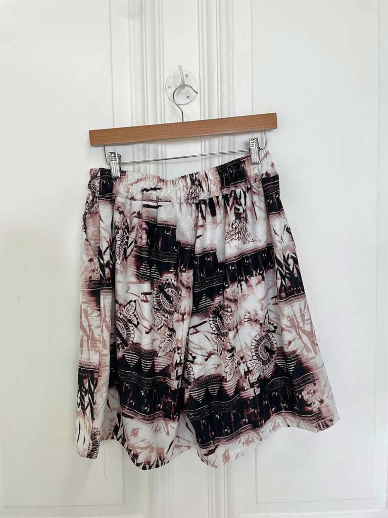 Boyfriend Style Shirt & Shorts Co-ord - Burnt Black - Image 3