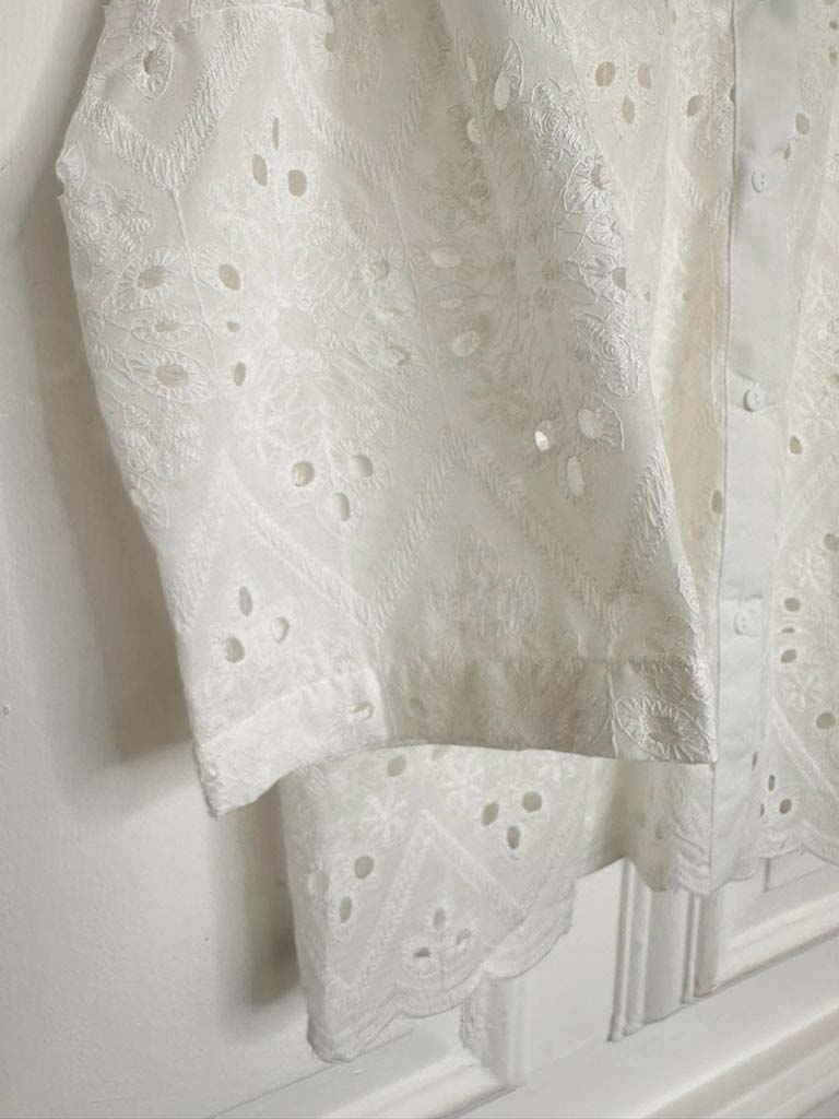 Broderie Anglaise Boxy Shirt - Image 4