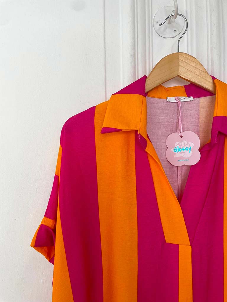 Candy Stripe Pocket Dress - Image 3