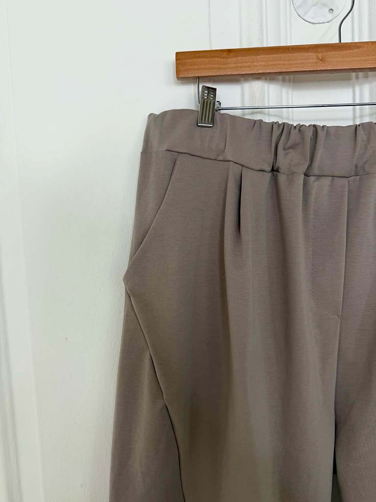 Cocoon Scuba Trousers - Latte - Image 3