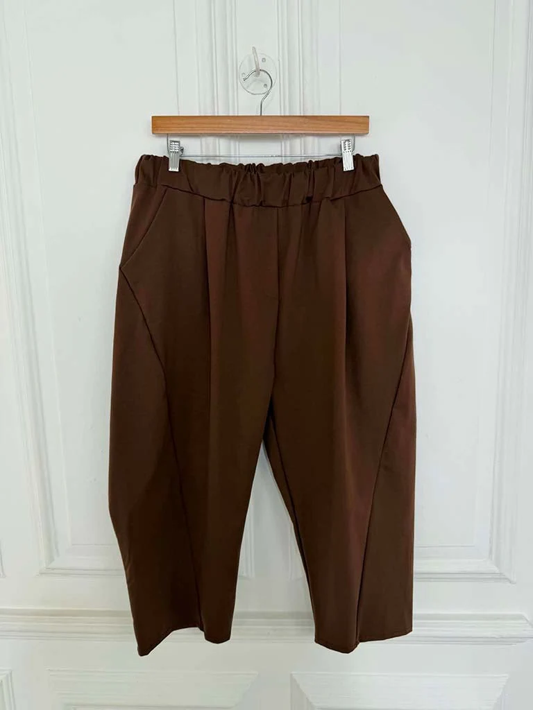 Cocoon Scuba Trousers - Pecan - Image 2