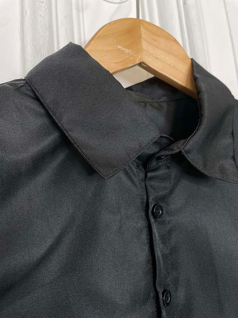 False Shirt Collar - Black - Image 2