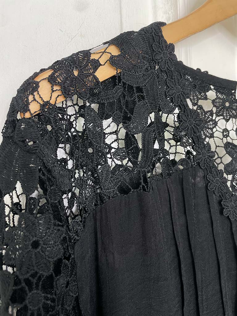 Garden Lace Tunic - Black - Image 4