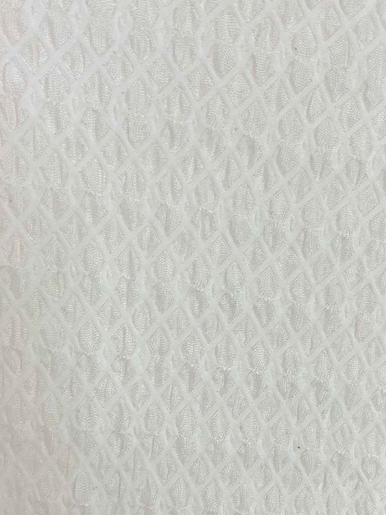 Honeycomb Mesh Layering Top - Warm White - Image 3