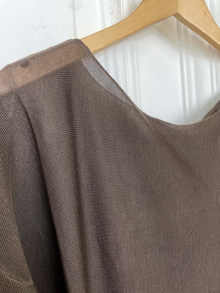 Italian Fine Knit - Chocolate - Image 5