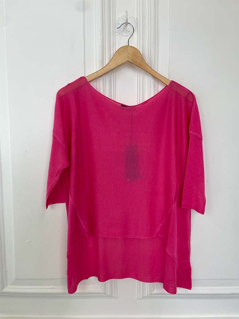 Italian Fine Knit - Hot Pink - Image 2