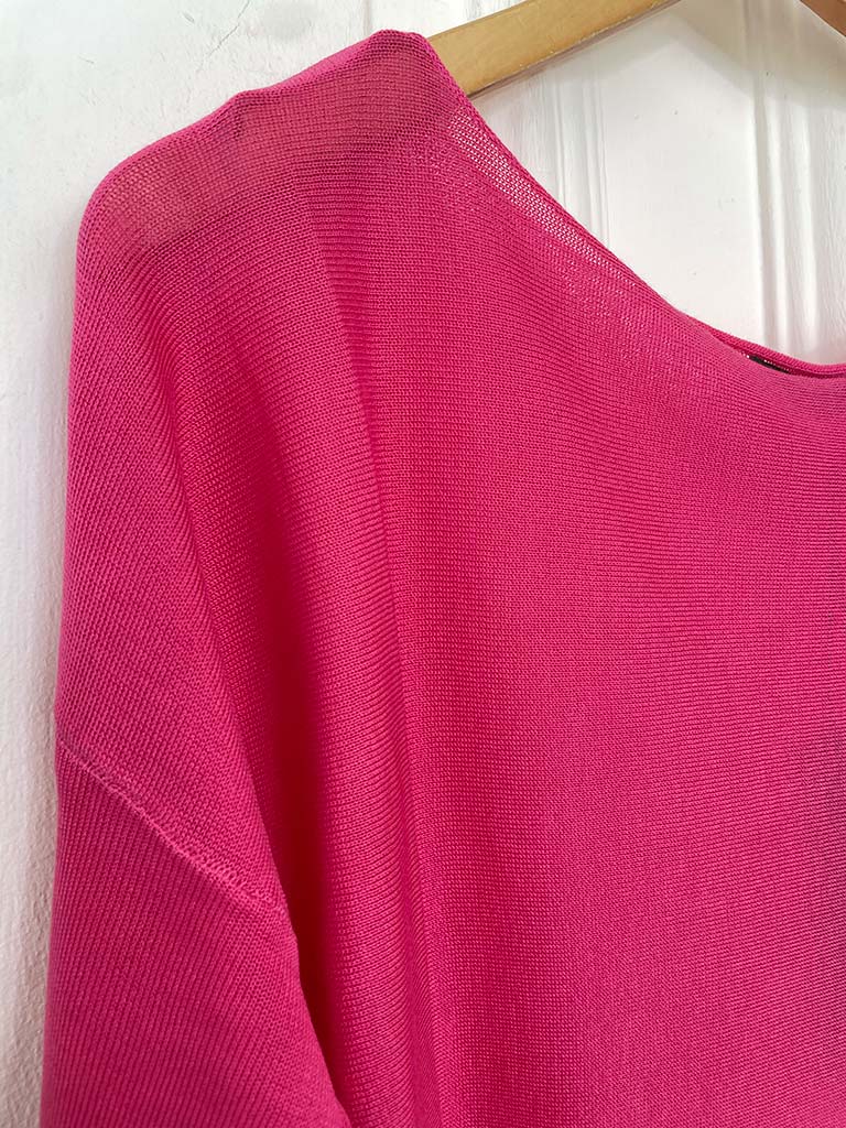 Italian Fine Knit - Hot Pink - Image 4