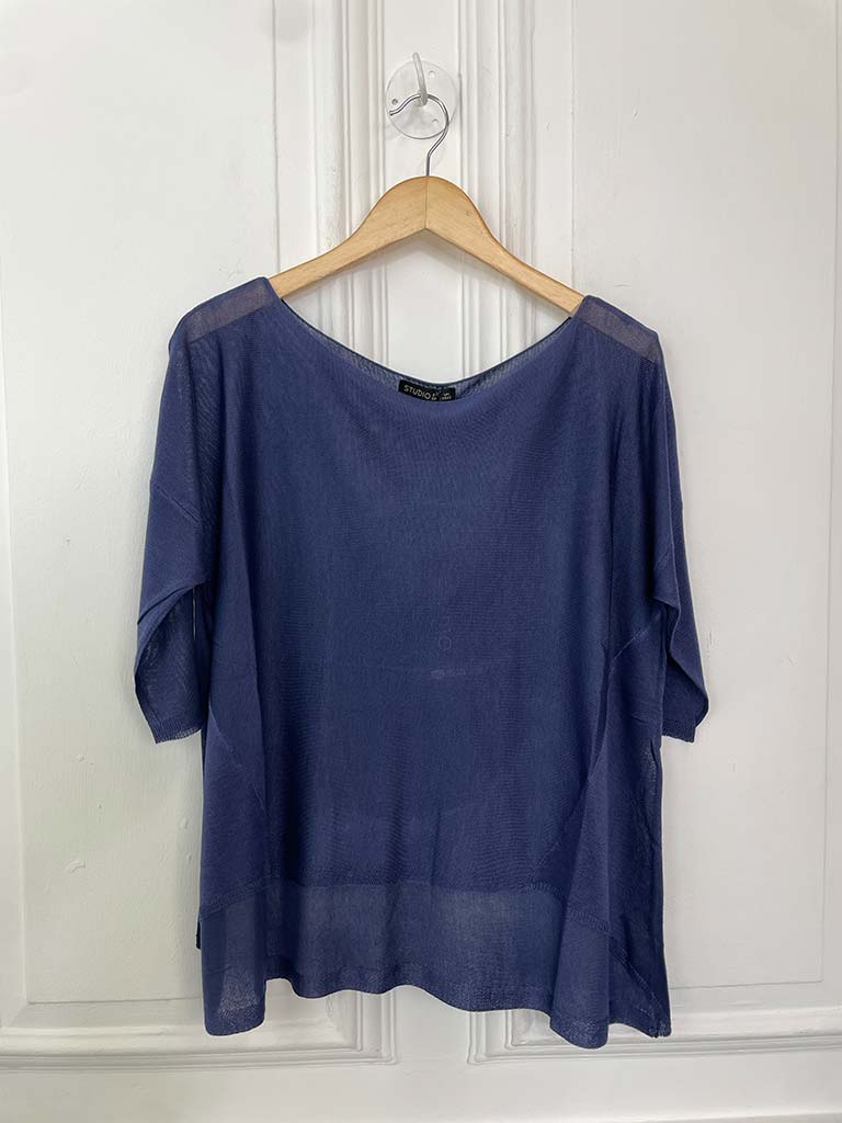 Italian Fine Knit - Navy - Image 2