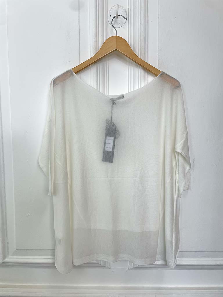 Italian Fine Knit - White - Image 3