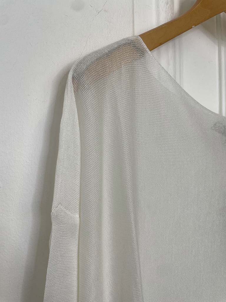 Italian Fine Knit - White - Image 5