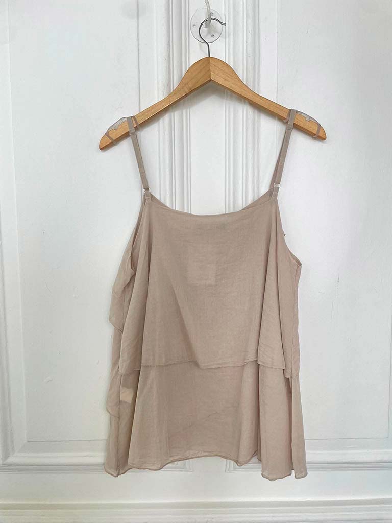 Layered Cami Top - Stone - Image 4