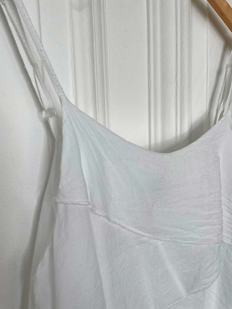 Layered Cami Top - White - Image 4
