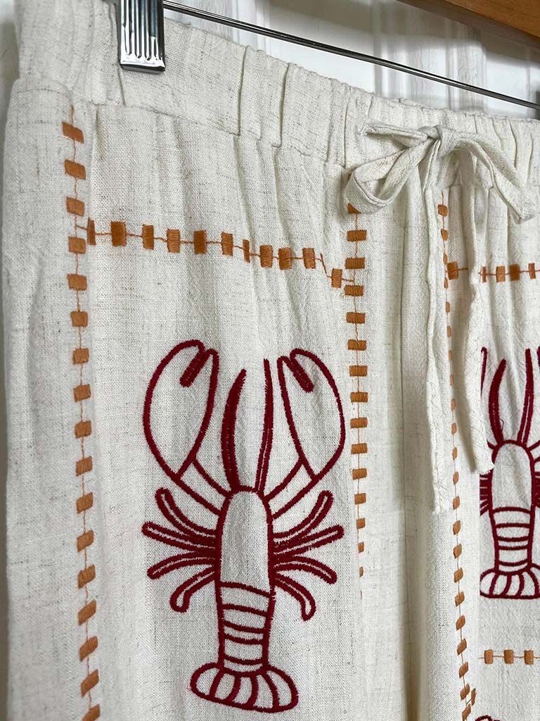 Lobster Stitched Palazzos - Image 4