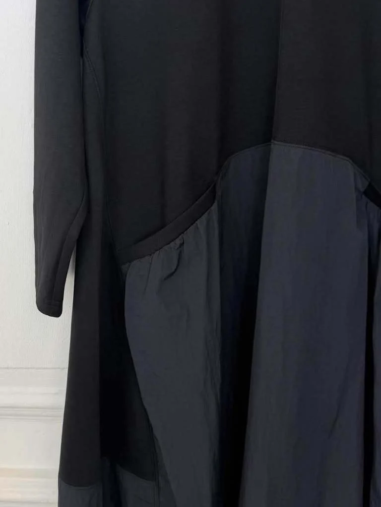 Malissa J Curved Waist Pocket Dress - Black - Image 4