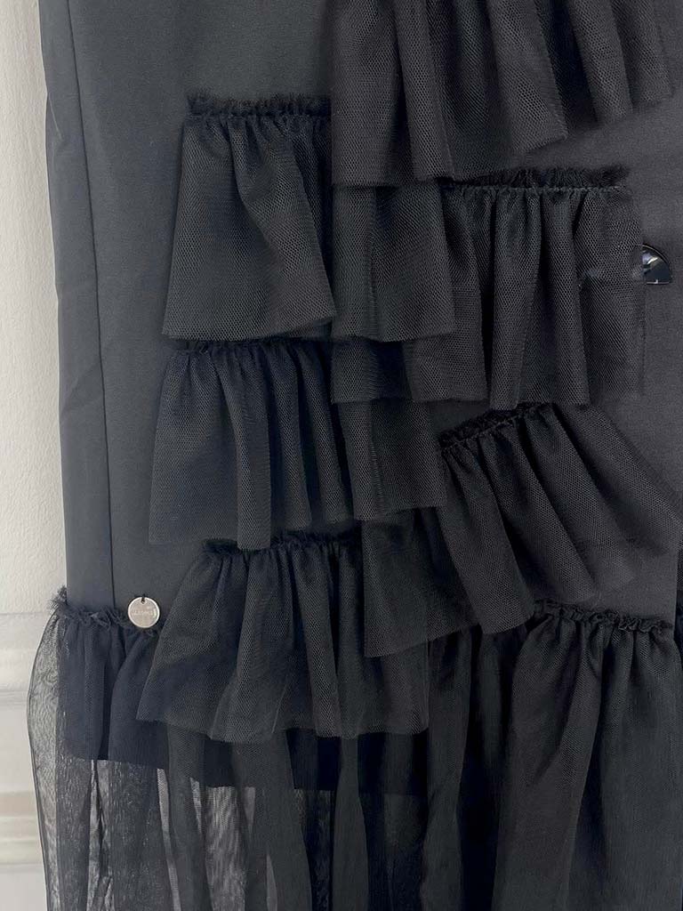 Malissa J Long Tulle Waistcoat - Image 4
