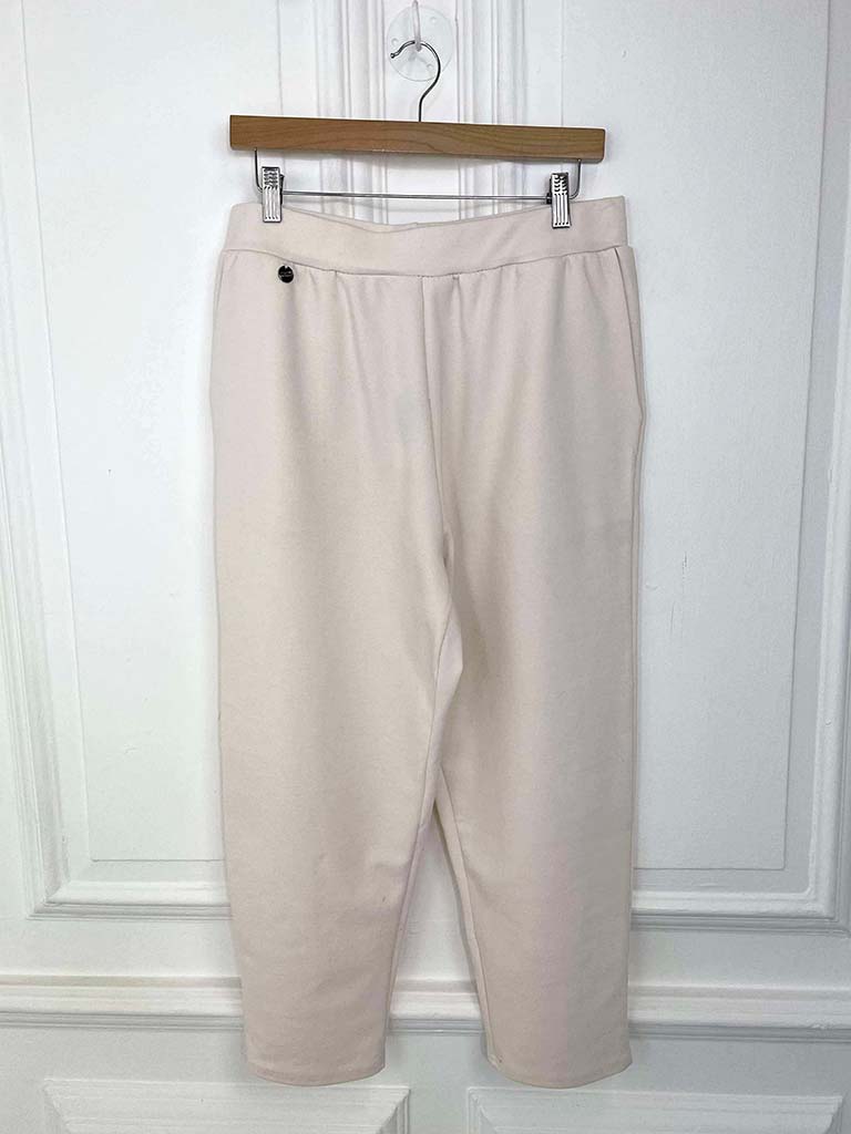 Malissa J Ponte Cigarette Trousers - Pearl - Image 2