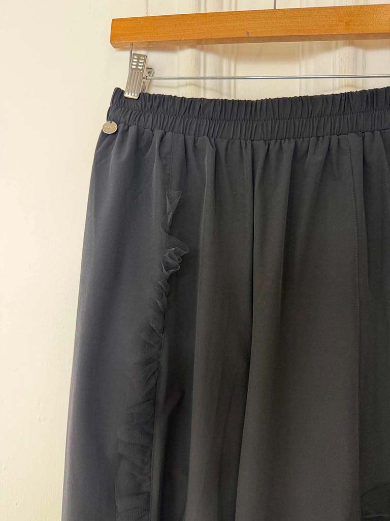 Malissa J Ruffle Culottes - Black - Image 4