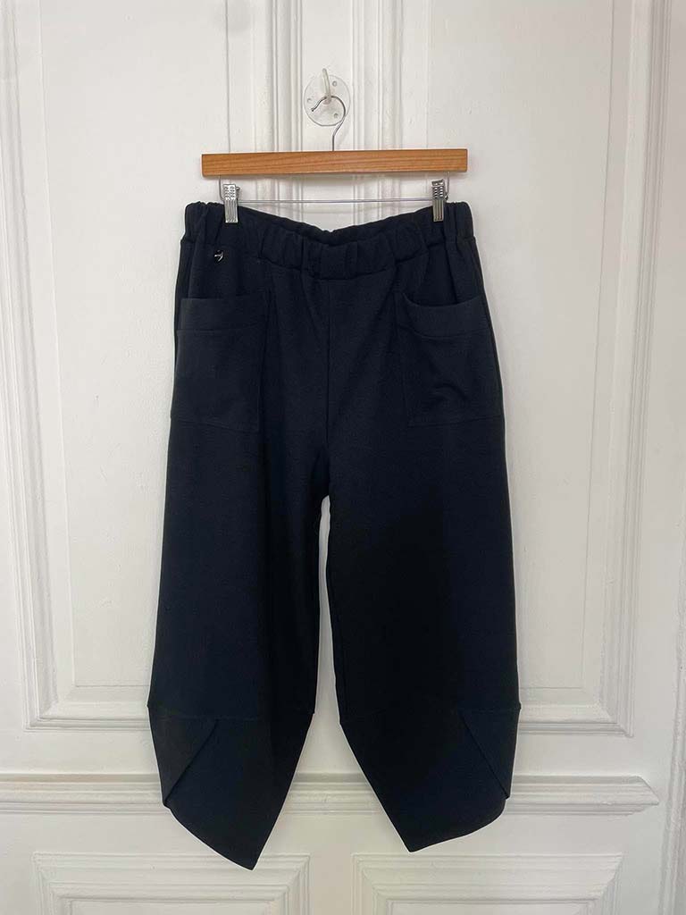 Malissa J Tulip Hem Trousers - Black - Image 3