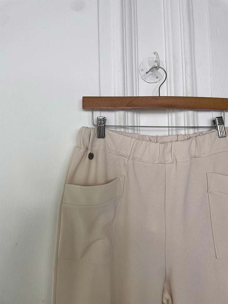 Malissa J Tulip Hem Trousers - Stone - Image 3