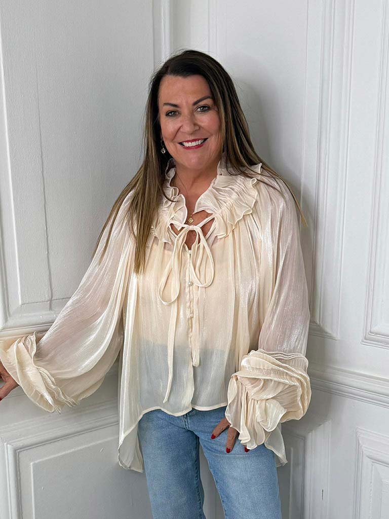 Romantic Ruffle Blouse