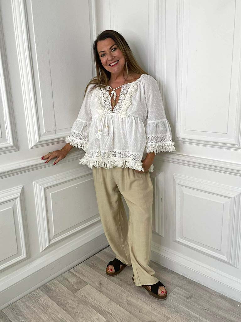 Seashell Boho Tassel Top - Image 2
