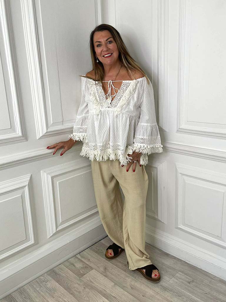 Seashell Boho Tassel Top - Image 9