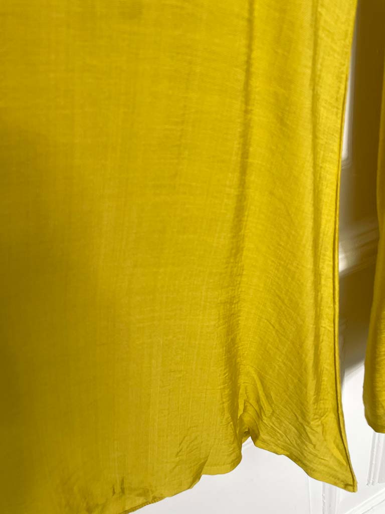 Shirred Wide Leg Trousers - Citrus - Image 5