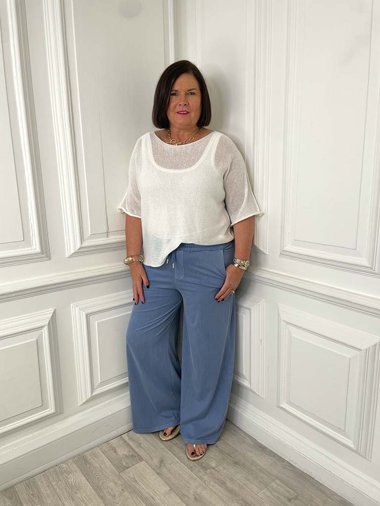Supersoft Denim Style Trousers