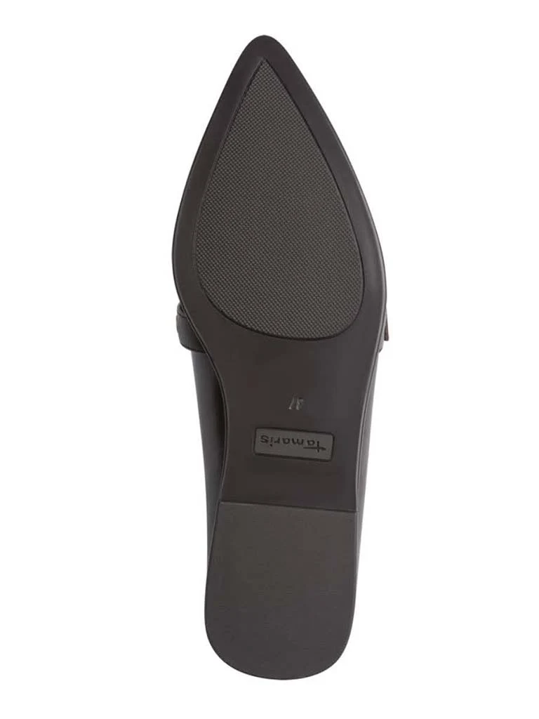 Tamaris Leather Pointed Flat - Mahogany - Image 5