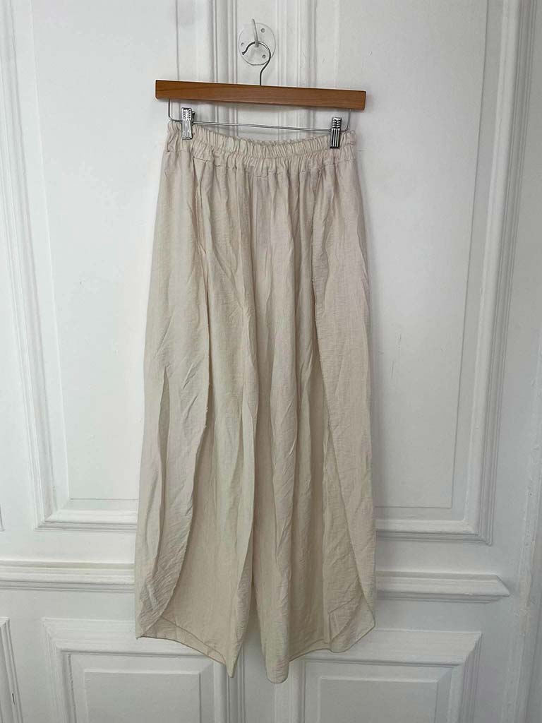 Wrap Trouser Co-ord - Stone - Image 6